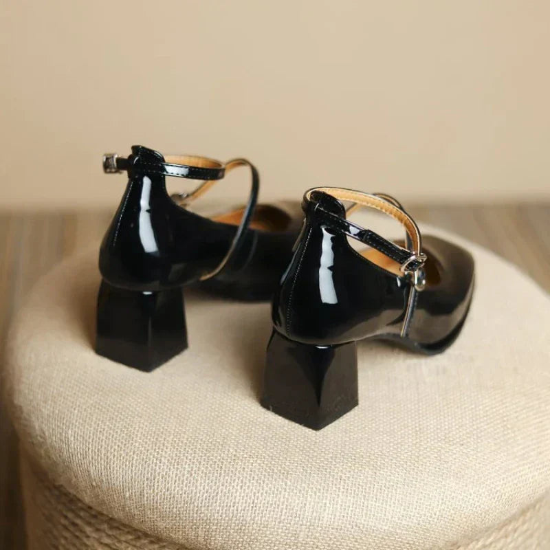 Elegant Ankle Strap Mary Janes