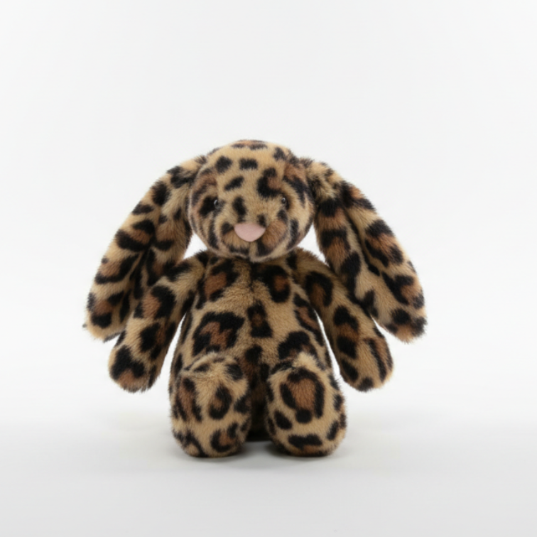 Leopard Print Jellycat Bashful Bunny