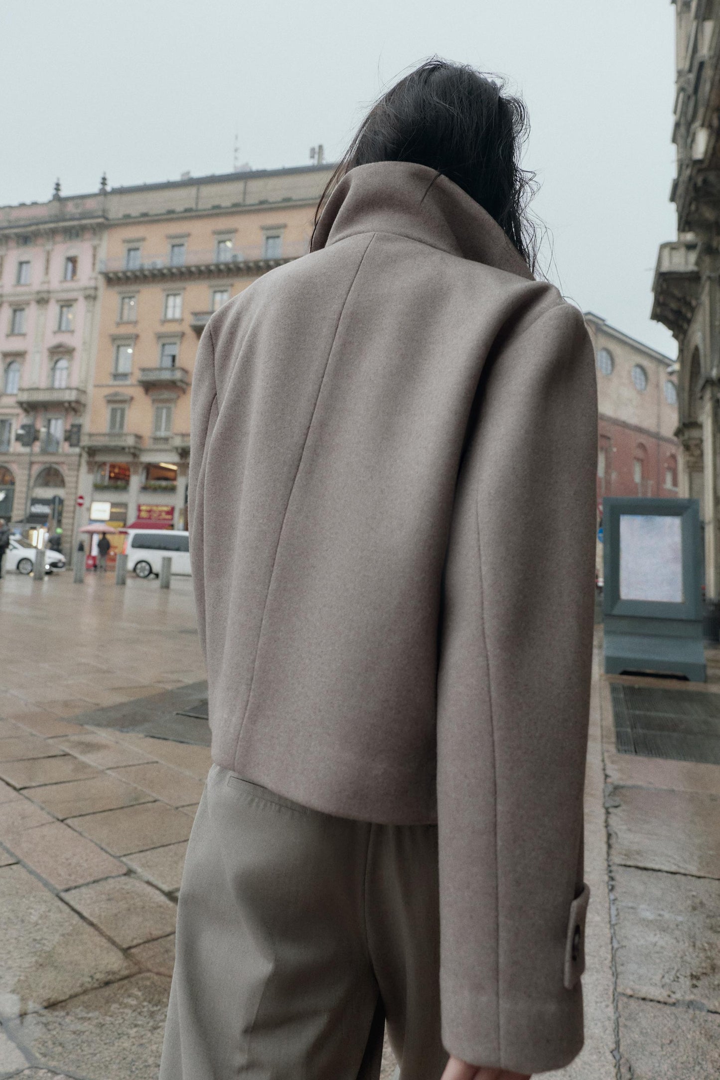 The Winter Luxe Asymmetric Coat™