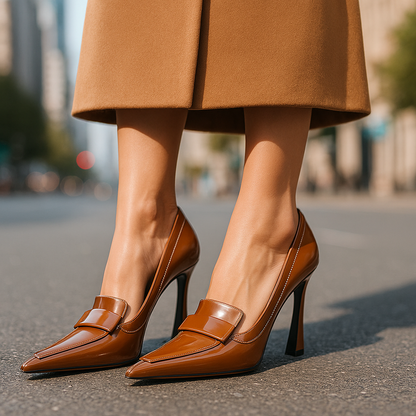 Mercer | Patent Elegance Pumps