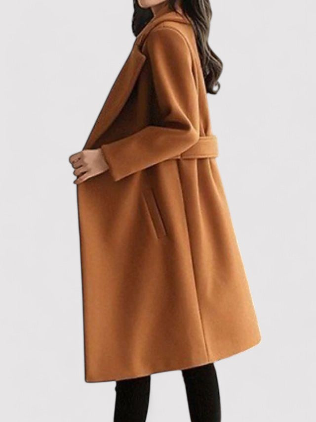 Elise | Belted Winter Wool Coat