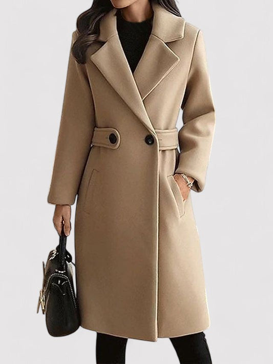 Elise | Belted Winter Wool Coat