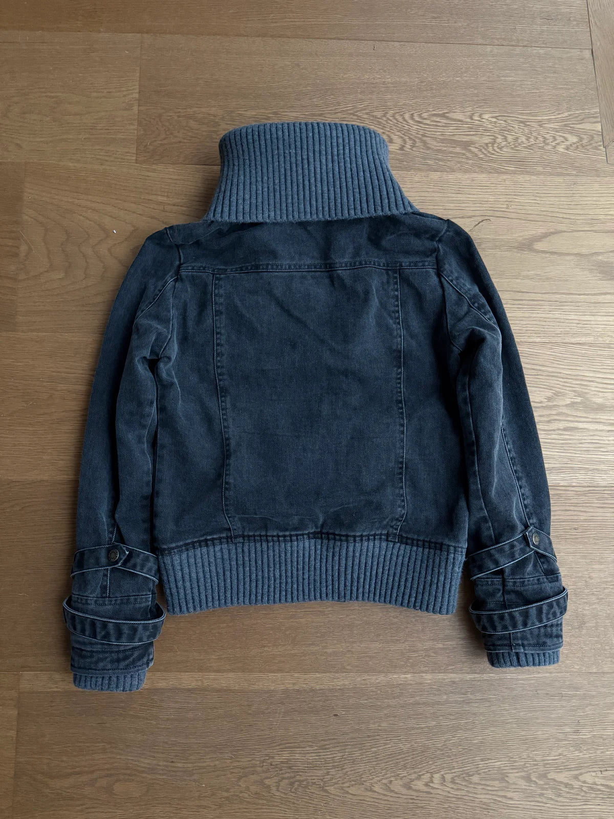 2000s Ribbed collar cargo jacket