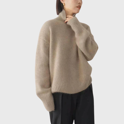 Isabella - High Neck in Cashmere