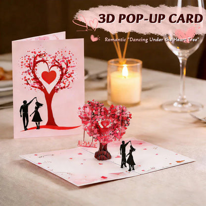 Forever-Blooming 3D Flower Pop-Up Card– Personalized Love Message & Everlasting Bloom
