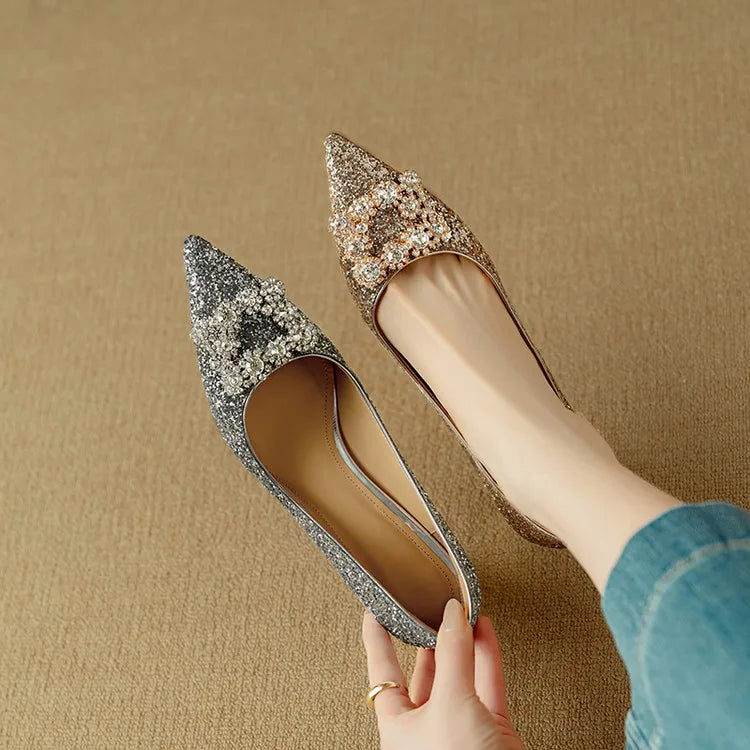 Gloria Glitter Mary Janes