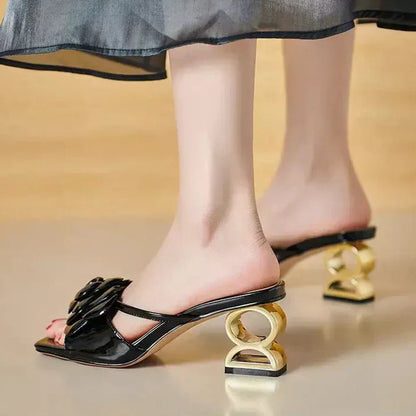 Dera Floral Mary Janes