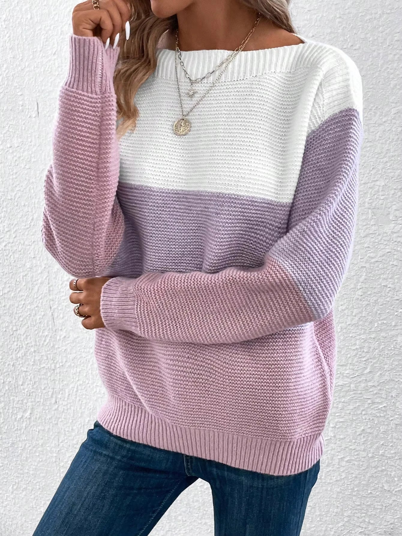 EVELYN | ELEGANT COLOR SWEATER