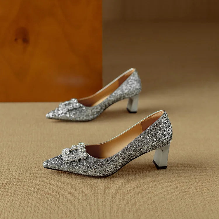Gloria Glitter Mary Janes
