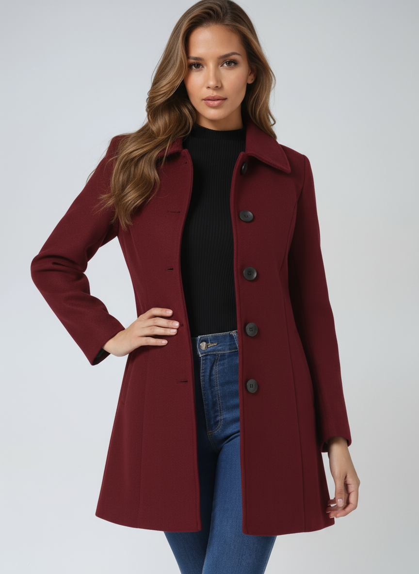 Mercer- Single Breasted Winter Trench Coat