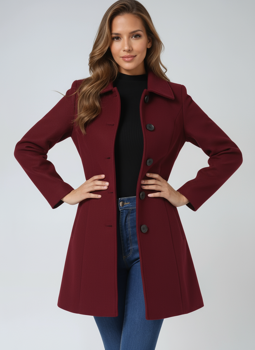 Mercer- Single Breasted Winter Trench Coat