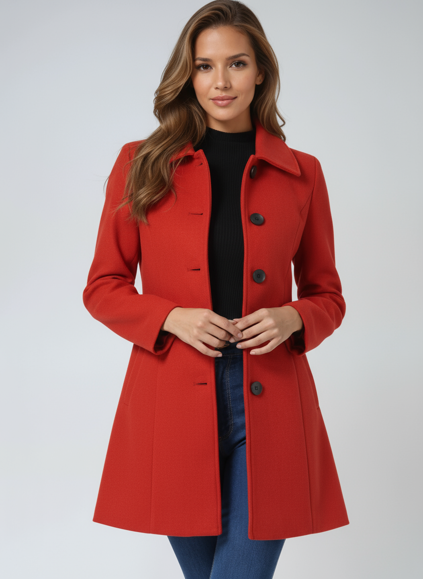 Mercer- Single Breasted Winter Trench Coat
