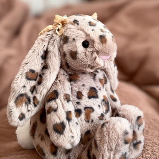 Leopard Print Jellycat Bashful Bunny