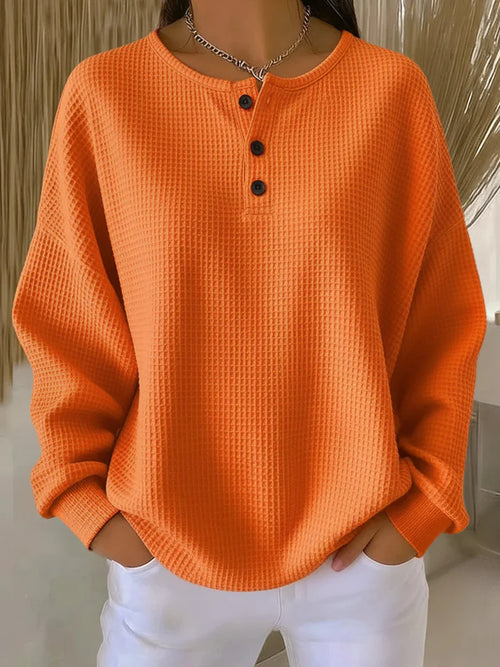 Mercer Cozy Front Button Sweater
