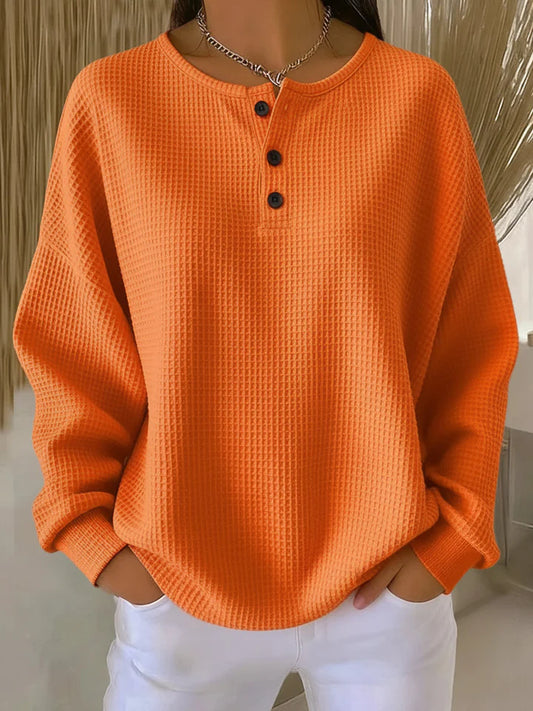 Mercer Cozy Front Button Sweater