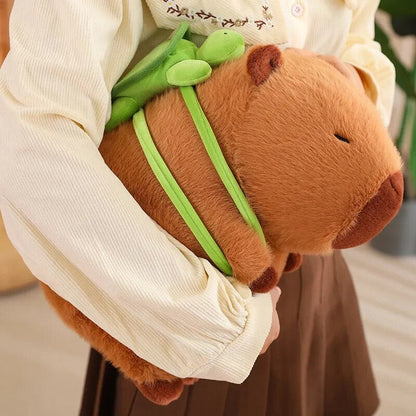 The Adorable Capybara Turtle Back Pack Plushies
