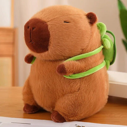 The Adorable Capybara Turtle Back Pack Plushies