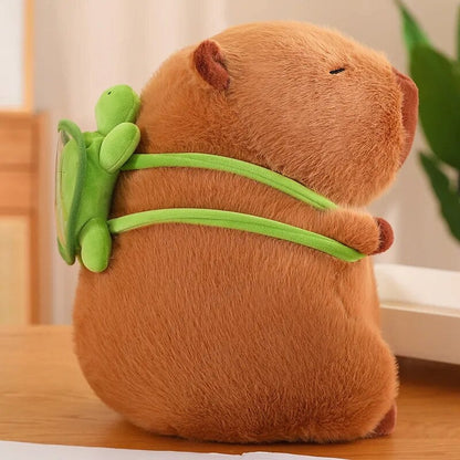 The Adorable Capybara Turtle Back Pack Plushies