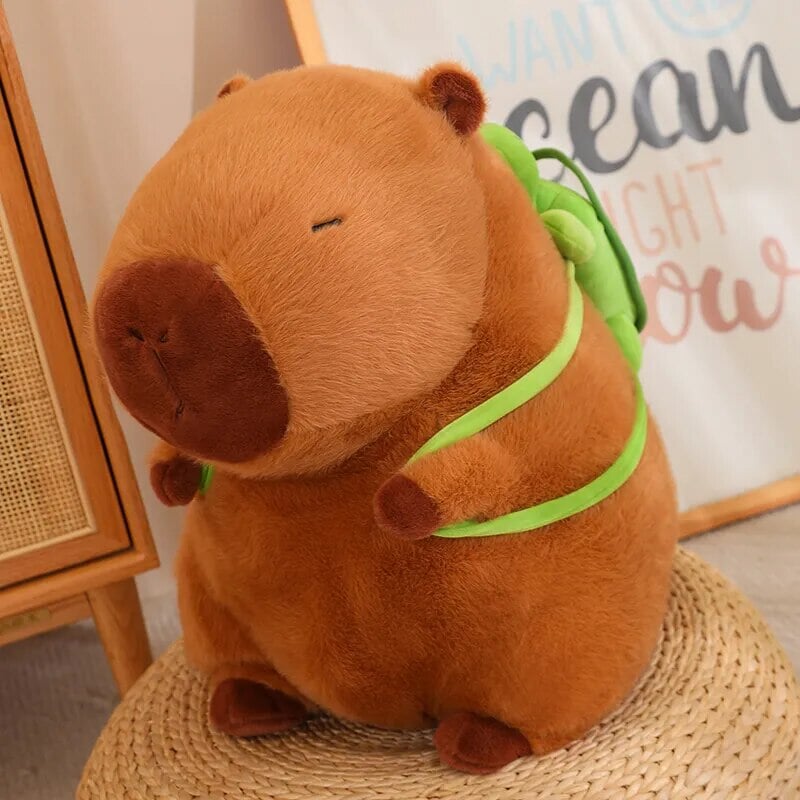 The Adorable Capybara Turtle Back Pack Plushies