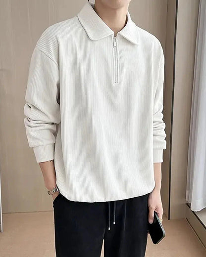 Old Money Men's Zip-Up Sweater - Christian Sweater