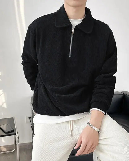 Old Money Men's Zip-Up Sweater - Christian Sweater