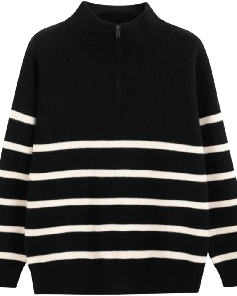 Old Money Men's Knitted Wool Turtleneck Sweater - Samuel Sweater