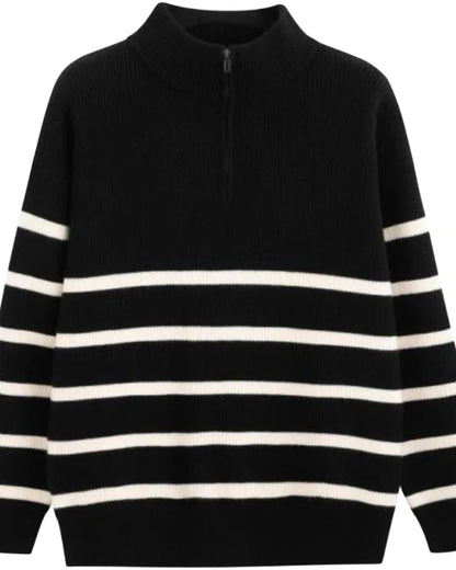 Old Money Men's Knitted Wool Turtleneck Sweater - Samuel Sweater